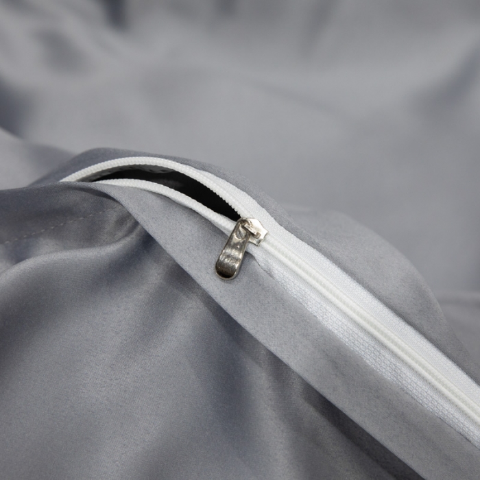 91家纺网 家纺一手货源 找家纺 欧乐蒂 2022新款A版水洗真丝B版全棉四件套-简爱 简爱-高级灰