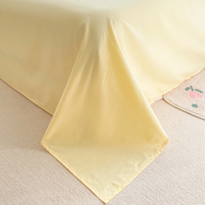 91家纺网 家纺一手货源 找家纺 沐慕 2022新款全棉工艺款四件套-柿柿好鸭 柿柿好鸭-蓝