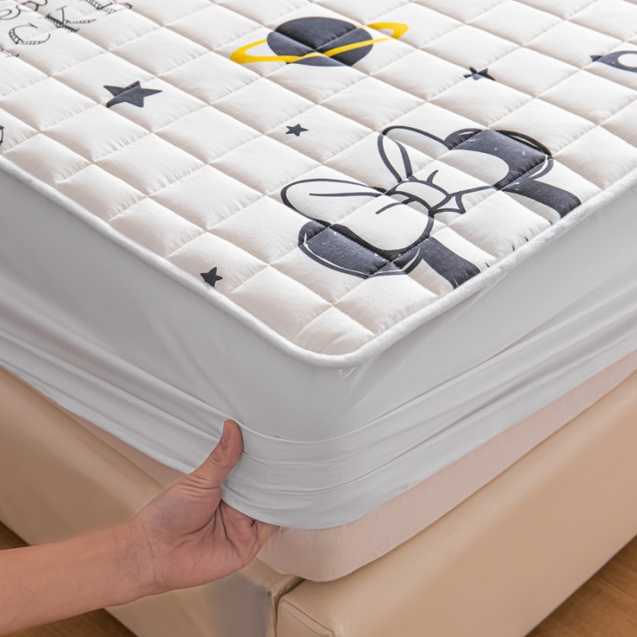 91家纺网 家纺一手货源 找家纺 （总）鑫钰2023新款迪士尼全棉床笠纯棉抗菌床罩席梦思保护罩