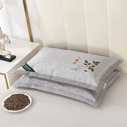 91家纺网 家纺一手货源 找家纺 2022新款冰丝凉席枕头荞麦枕枕芯加枕套