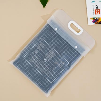 91家纺网 家纺一手货源 找家纺 小项包装 PE手提袋透明磨砂加厚提手家纺包装