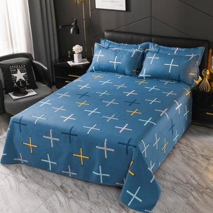 91家纺网 家纺一手货源 找家纺 （总）赫然 新款斜纹磨毛床单三件套