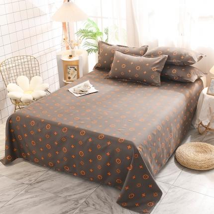 91家纺网 家纺一手货源 找家纺 （总）赫然 新款斜纹磨毛床单三件套