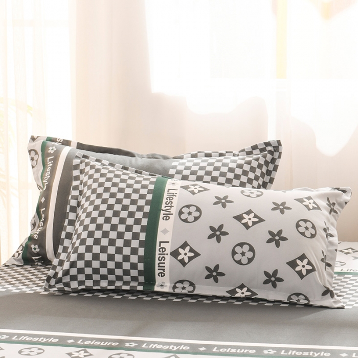 91家纺网 家纺一手货源 找家纺 赫然 新款斜纹磨毛单品枕套 皇家绅士