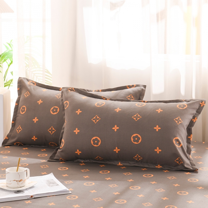 91家纺网 家纺一手货源 找家纺 赫然 新款斜纹磨毛单品枕套 路易斯