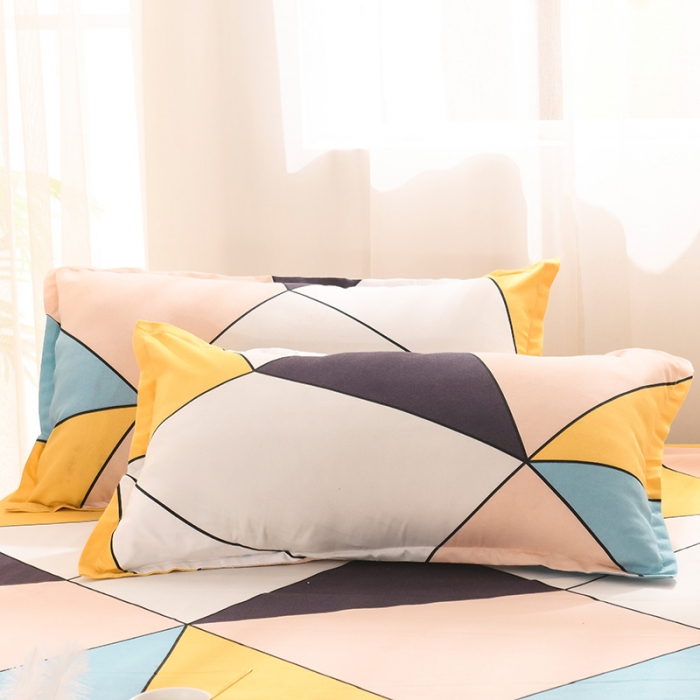 91家纺网 家纺一手货源 找家纺 赫然 新款斜纹磨毛单品枕套 休斯顿