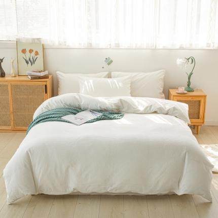 91家纺网 家纺一手货源 找家纺 安莱生活 2022新款不染单品被套 小方格