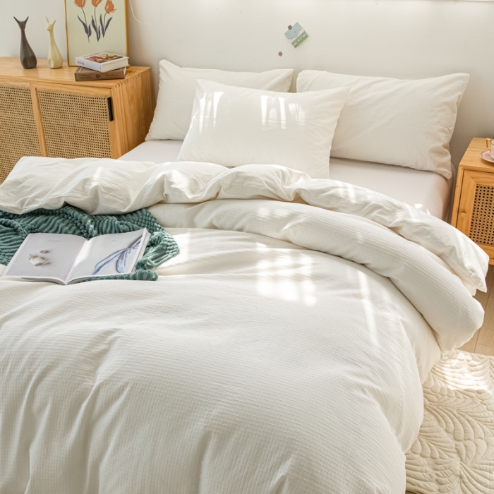 91家纺网 家纺一手货源 找家纺 安莱生活 2022新款不染单品被套 小方格