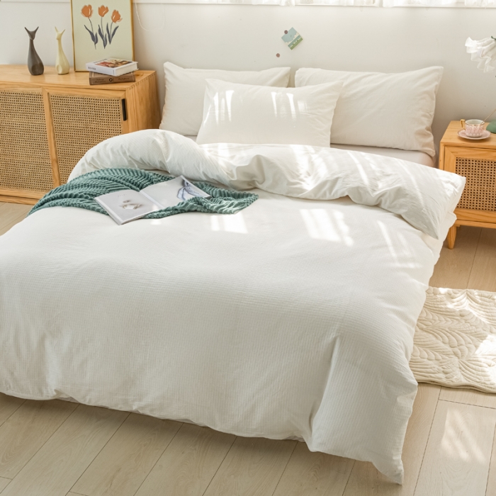 91家纺网 家纺一手货源 找家纺 安莱生活 2022新款不染单品被套 小方格