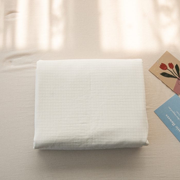 91家纺网 家纺一手货源 找家纺 安莱生活 2022新款不染单品被套 小方格