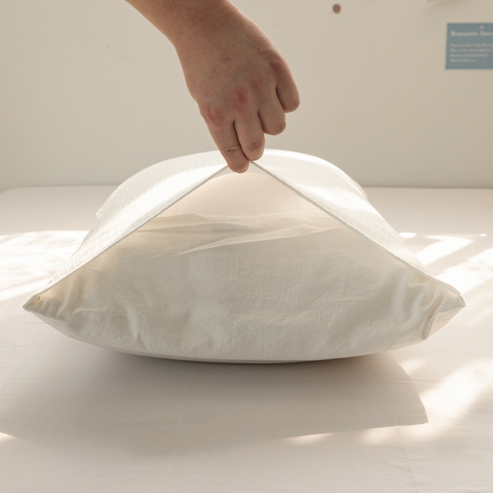 91家纺网 家纺一手货源 找家纺 安莱生活 2022新款不染单品枕套一只 小方格