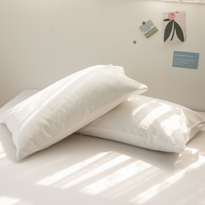 91家纺网 家纺一手货源 找家纺 安莱生活 2022新款不染单品枕套一只 小方格