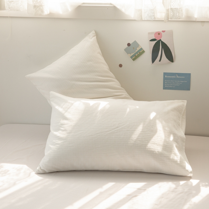 91家纺网 家纺一手货源 找家纺 安莱生活 2022新款不染单品枕套一只 小方格