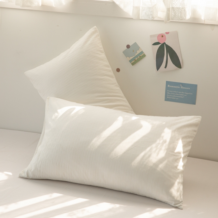 91家纺网 家纺一手货源 找家纺 安莱生活 2022新款不染单品枕套一只 小雨点