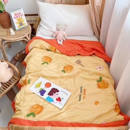 91家纺网 家纺一手货源 找家纺 （总）鱼宝 2022新款水洗棉儿童夏被