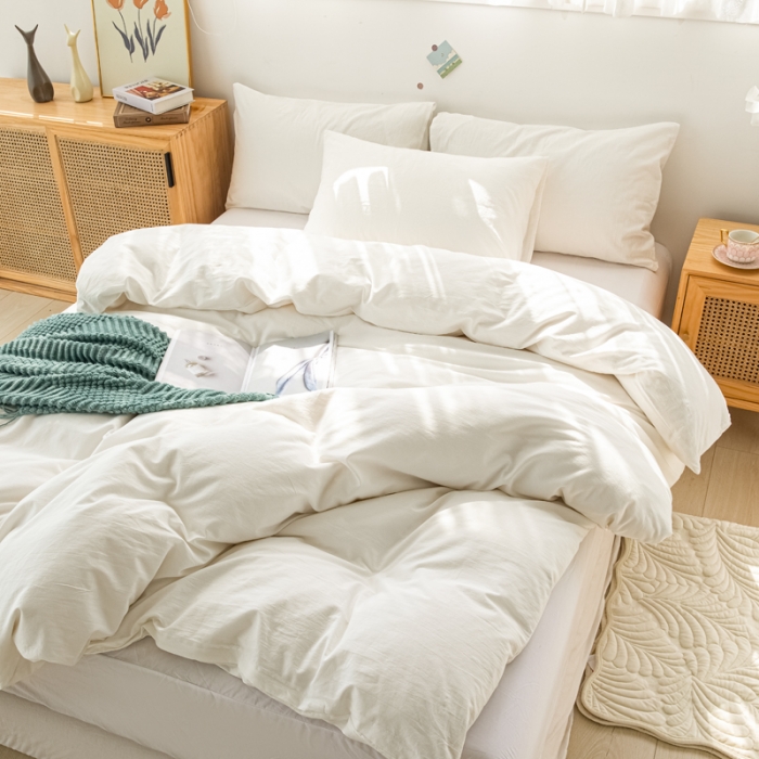 91家纺网 家纺一手货源 找家纺 （总）安莱生活 2022新款原棉不染四件套