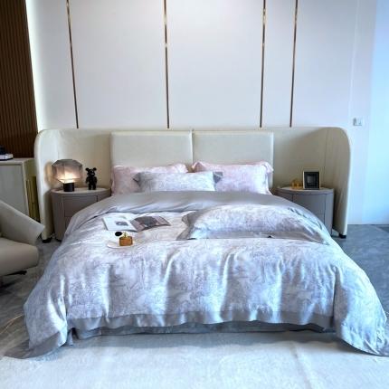 91家纺网 家纺一手货源 找家纺 (总) 馨蕊 2022新款兰精天丝高定系列四件套