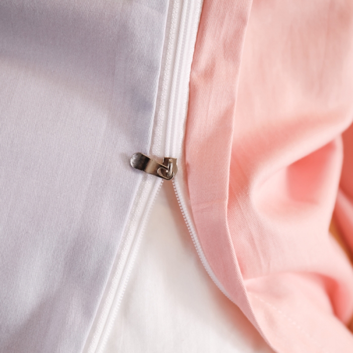 91家纺网 家纺一手货源 找家纺 雲归梦 2022新款全棉大版四件套 花卉花型 恋恋花开-粉