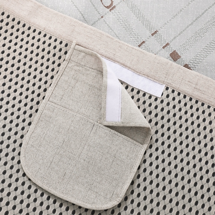 91家纺网 家纺一手货源 找家纺 馨蕊 2022新款高端可水洗抗菌冰感席四件套 英伦时光-咖