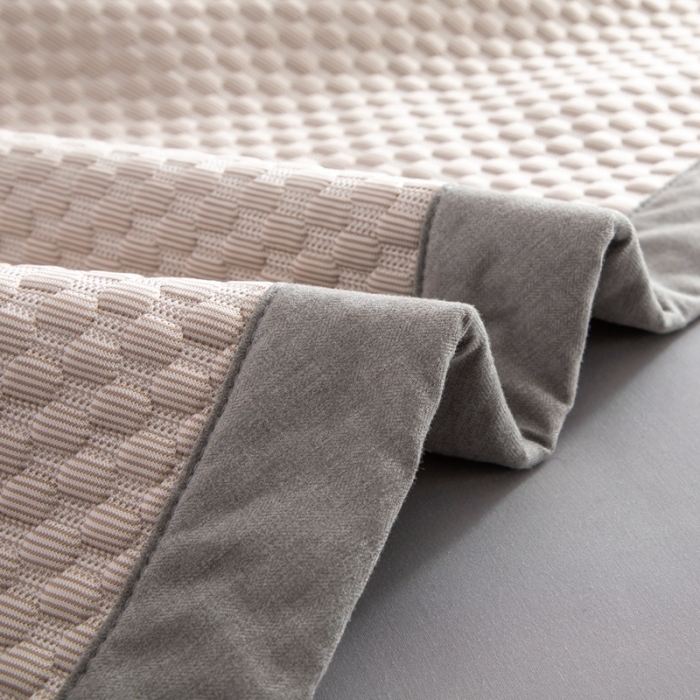 91家纺网 家纺一手货源 找家纺 佳居缘 2022新款冰豆豆冷感凉席三件套 咖