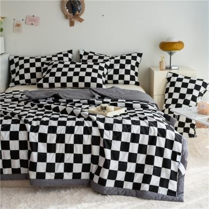 91家纺网 家纺一手货源 找家纺 （总）印季 2023新款全棉印花大豆夏被