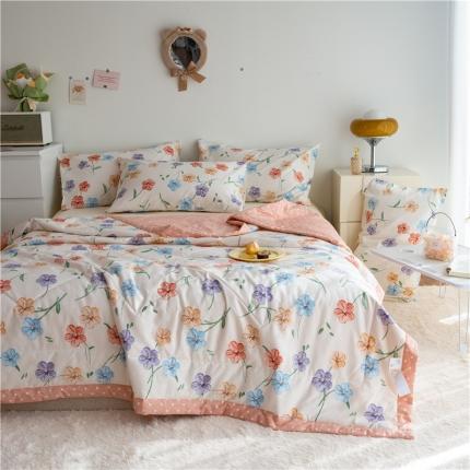 91家纺网 家纺一手货源 找家纺 （总）印季 2023新款全棉印花大豆夏被