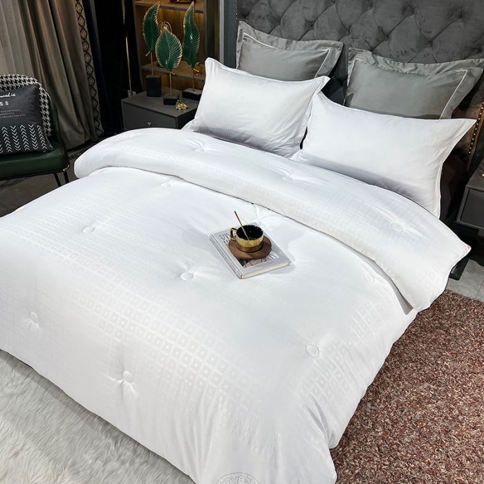 91家纺网 家纺一手货源 找家纺 【云仓直发】缔莱全棉蚕丝被夏凉被春秋冬被子母被芯加厚直播