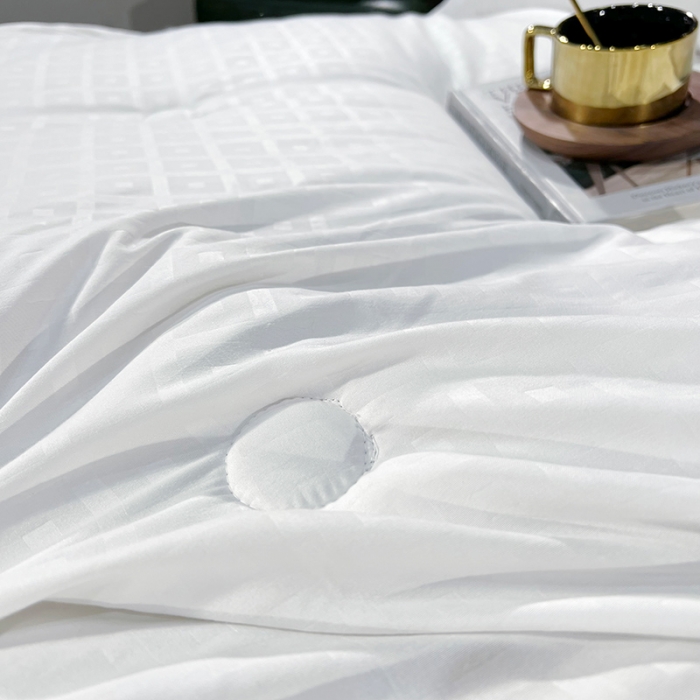 91家纺网 家纺一手货源 找家纺 【云仓直发】缔莱全棉蚕丝被夏凉被春秋冬被子母被芯加厚直播