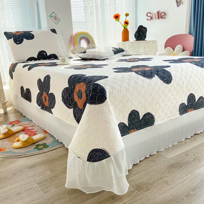 91家纺网 家纺一手货源 找家纺 （总）鑫钰 2023全棉印花床盖三件套（支持定做）