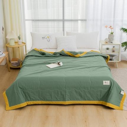 91家纺网 家纺一手货源 找家纺 （总）芯恋 2025新款里外全棉A类素色水洗棉棉花夏被夏凉被