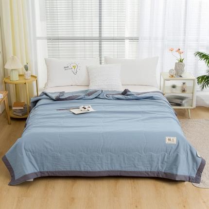 91家纺网 家纺一手货源 找家纺 （总）芯恋 2025新款里外全棉A类素色水洗棉棉花夏被夏凉被