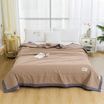 91家纺网 家纺一手货源 找家纺 （总）芯恋 2025新款里外全棉A类素色水洗棉棉花夏被夏凉被