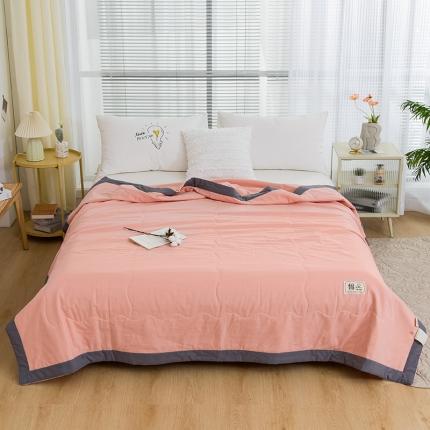 91家纺网 家纺一手货源 找家纺 （总）芯恋 2025新款里外全棉A类素色水洗棉棉花夏被夏凉被