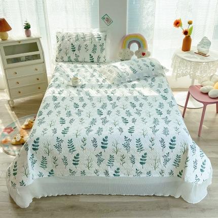 鑫钰 2023全棉印花床盖三件套 琉璃
