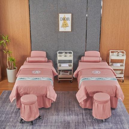 91家纺网 家纺一手货源 找家纺 总 不打烊家纺 2022新款焕彩尼美容床罩系列套件-山清水秀