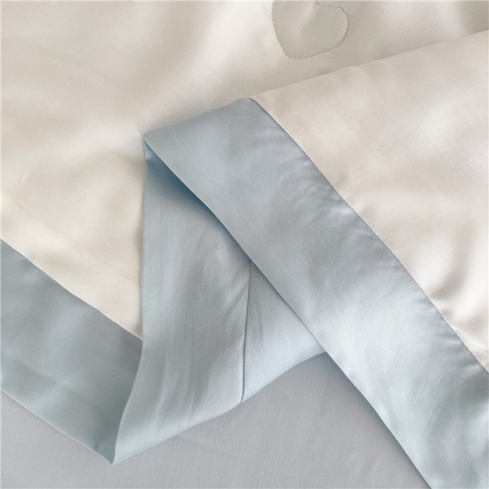 91家纺网 家纺一手货源 找家纺 星野 2022新款80s奥地利天丝夏被-马卡龙爱心