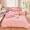 91家纺网 家纺一手货源 找家纺 大米家居双面用小雏菊棋盘格雪纺花边海岛棉四件套 棋盘格-粉色