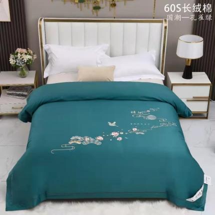 91家纺网 家纺一手货源 找家纺 （总）晋瑞 新款60S长绒棉国潮蚕丝被