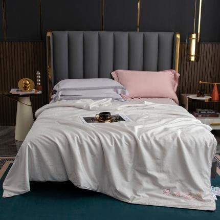 晋瑞 新款全棉贡缎大提花苏绣全棉提花蚕丝被 苏绣全棉提花蚕丝被灰色