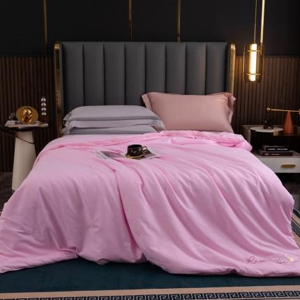 91家纺网 家纺一手货源 找家纺 晋瑞 新款全棉贡缎大提花四季子母蚕丝被 四季子母蚕丝被粉色