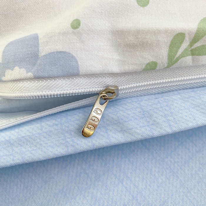 91家纺网 家纺一手货源 找家纺 琪格格 2022新款13372全棉印花四件套 田园兔