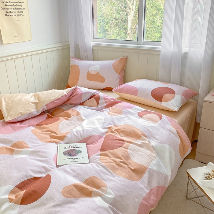 91家纺网 家纺一手货源 找家纺 琪格格 2022新款13372全棉印花四件套 小阁