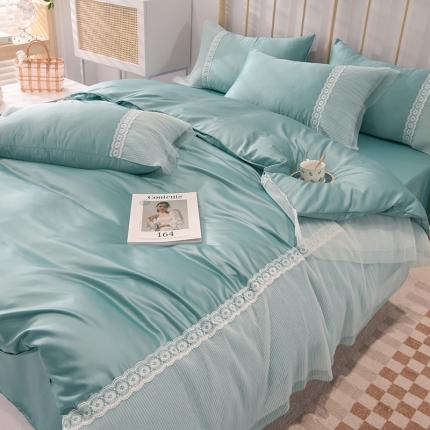 91家纺网 家纺一手货源 找家纺 (总) 花香四季 2023新款水洗真丝四件套-甜心