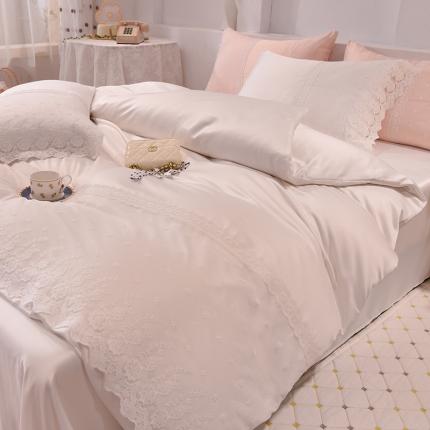 91家纺网 家纺一手货源 找家纺 (总) 花香四季 2023新款水洗真丝四件套-甜心