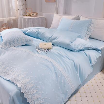 91家纺网 家纺一手货源 找家纺 (总) 花香四季 2023新款水洗真丝四件套-甜心