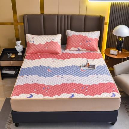 锦罗绣 2024新款水洗乳胶凉席床单凉席夏被四件套 繁星点点