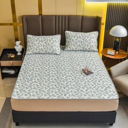 锦罗绣 2024新款水洗乳胶凉席床单凉席夏被四件套 午后时光