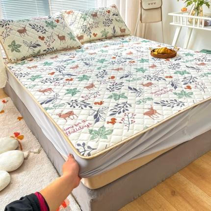 91家纺网 家纺一手货源 找家纺 （总）锦罗绣 2024新款水洗乳胶凉席床笠凉席夏被四件套