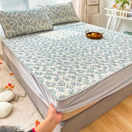 91家纺网 家纺一手货源 找家纺 （总）锦罗绣 2024新款水洗乳胶凉席床笠凉席夏被四件套