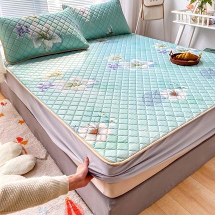 91家纺网 家纺一手货源 找家纺 （总）锦罗绣 2024新款水洗乳胶凉席床笠凉席夏被四件套